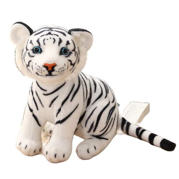 Juguete de peluche GUDVES White Tiger 30 cm de poliéster para niños