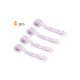 thumbnail image 2 of INSPIRE CHIC Correas de Sujetador para Mujeres 2 Pares 10/12/15/18/20mm Ancho Correas Elásticas Ajustables para Hombro Púrpura-Patrón de Flores-15mm, 2 of 5
