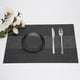 thumbnail image 4 of XmhyTop Juego de 6 Manteletes Individuales para Mesa, Hechos de PVC Resistente, Antideslizantes y Termorresistentes, Ideal para Hogares, Restaurantes y Cocinas, Estilo G, 45*30cm, Gris, 4 of 4