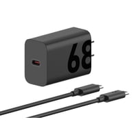 Motorola - Cargador De Pared Topower Usb C De 68 W Con Cable De 1 M