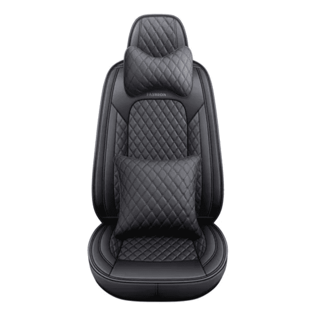 Genérico - Kit Funda Cubre Asiento Cuero Auto Premium Luxury Almohadilla