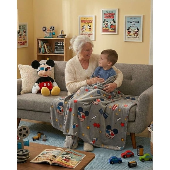 Manta Para Niños Confortable Coral de 127x152cm de Mickey Mouse