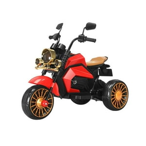 Babyluna - Motocicleta Eléctrica Infantil Clásica Roja