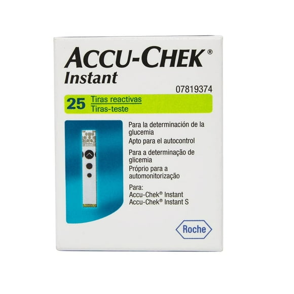 Tiras Reactivas Accu-chek® Instant 25 Unidades