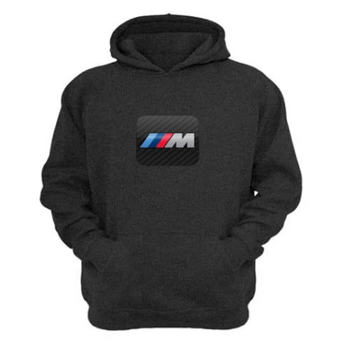 Genérico - Polerón Canguro Im Bmw Gris Oscuro Talla Xl Unisex