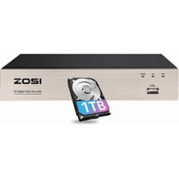 Dvr Cctv Zosi H.265+ 3K Lite De 8 Canales Con Disco Duro De 1 Tb