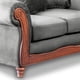 thumbnail image 4 of Sofa Rimini 2 C Tela Velvet Gris, 4 of 6