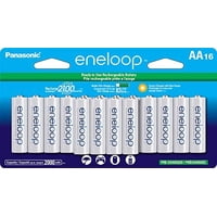 Baterías Recargables Precargadas Panasonic Eneloop De 16 Pilas Aa Nimh (Versión Más Reciente) - - Recargable 2100 Veces