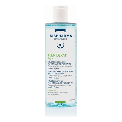 Isispharma - Teen Derm Aqua Solución Micelar 400 Ml