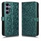 thumbnail image 1 of Funda Cartera Lunares Samsung galaxy S25 FE con Tarjetero, Correa y Soporte Verde, 1 of 6