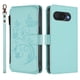 thumbnail image 2 of Funda Cartera Mariposa para [Google Pixel 10a] con Soporte y Cremallera Verde menta, 2 of 6