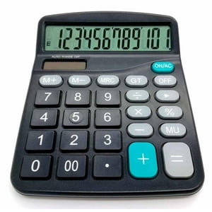 Gen - Calculadora Lcd De 12 Digitos Escuela Oficina Casa Comercio Multicolor