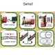 thumbnail image 4 of Tren De Navidad 35 Piezas Con Luz Y Sonido 572 Cm De Rieles, 4 of 7