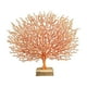 thumbnail image 4 of Escultura De Coral De Plástico Adorno De Mesa Decoración Estatuilla De Mesa Naranja, 4 of 5