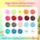 thumbnail image 2 of Set de esmaltes de uñas en gel Beetles, 20 colores, rosa, azul, verde y amarillo, 2 of 8