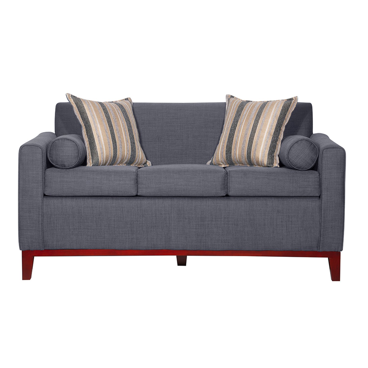 Lulu - Sofá 3 Cuerpos Marley Gris