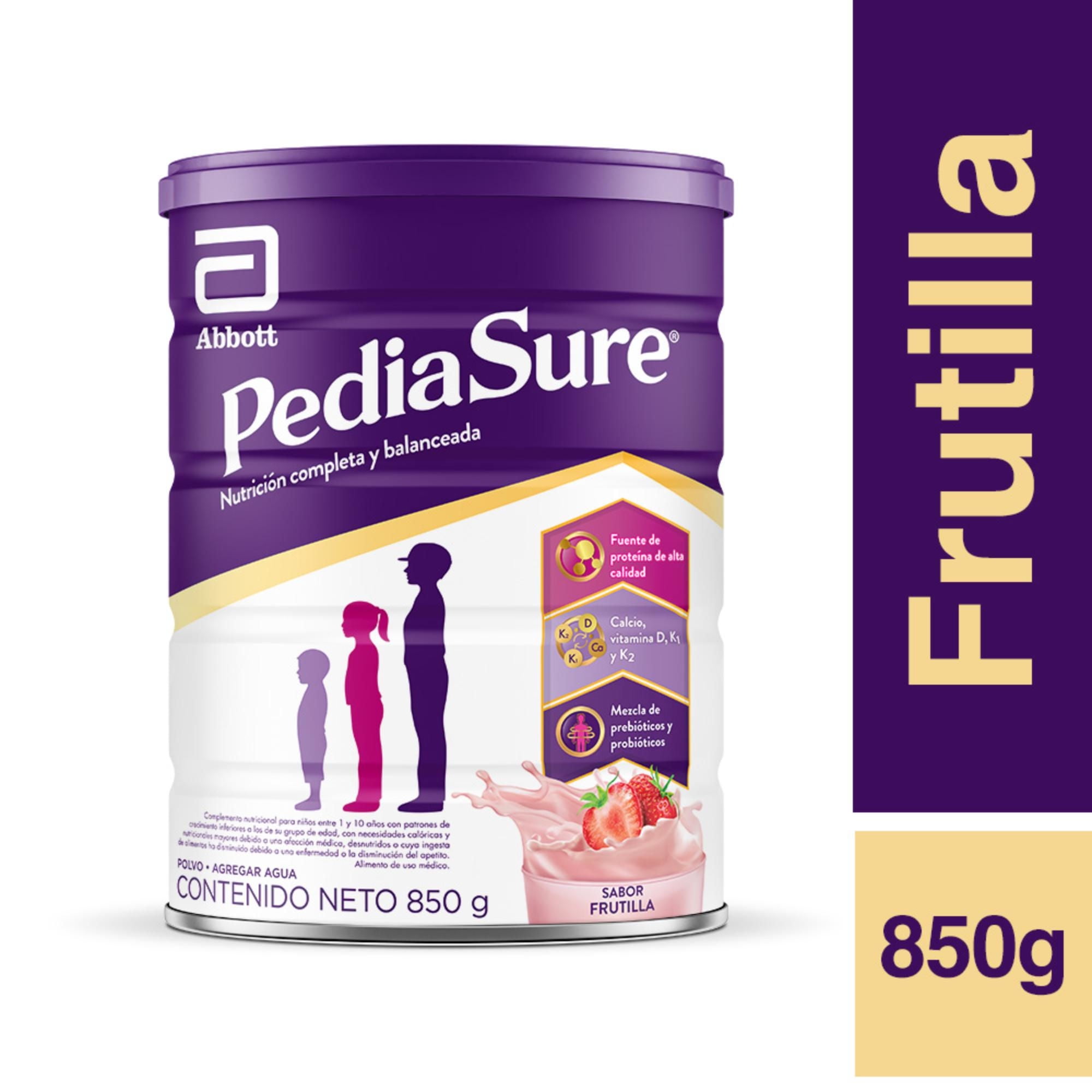 Suplemento Alimenticio Sabor Frutilla Tarro 850 g Pediasure