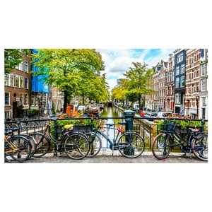 Ronda - Canvas Ciudades Bicicleta 40X70 Cm