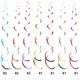 thumbnail image 4 of Espirales festivos Outus 30 unidades multicolor 15 cm, 4 of 7