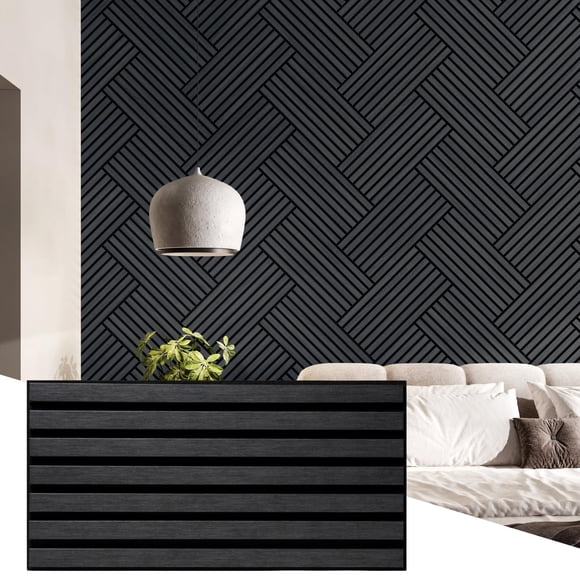 Paneles acústicos 3D Wall!Supply 18 cm Antracita – Pack de 6