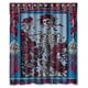 thumbnail image 1 of Cortina de ducha de Grateful Dead, juego de cortina de baño con ganchos, tamaño 60 x 72 pulgadas, 1 of 3