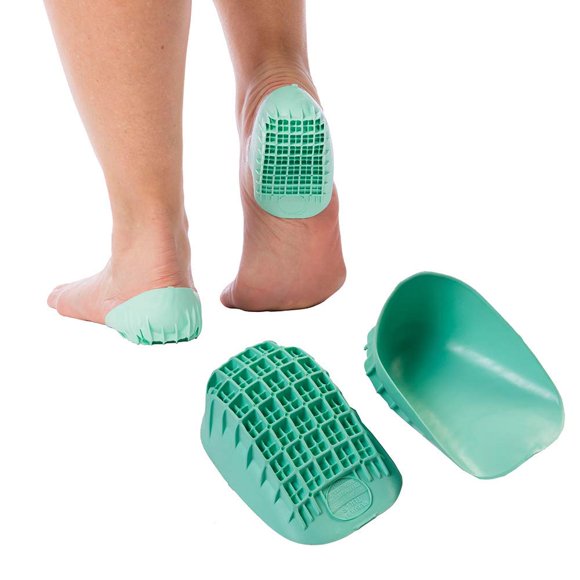 Almohadillas para Talón Tuli's Heavy Duty Verde 2 pares Talla Regular