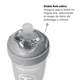 thumbnail image 5 of Mamadera Twistshake Double Pro 260ml - Rosado Pastel, 5 of 13