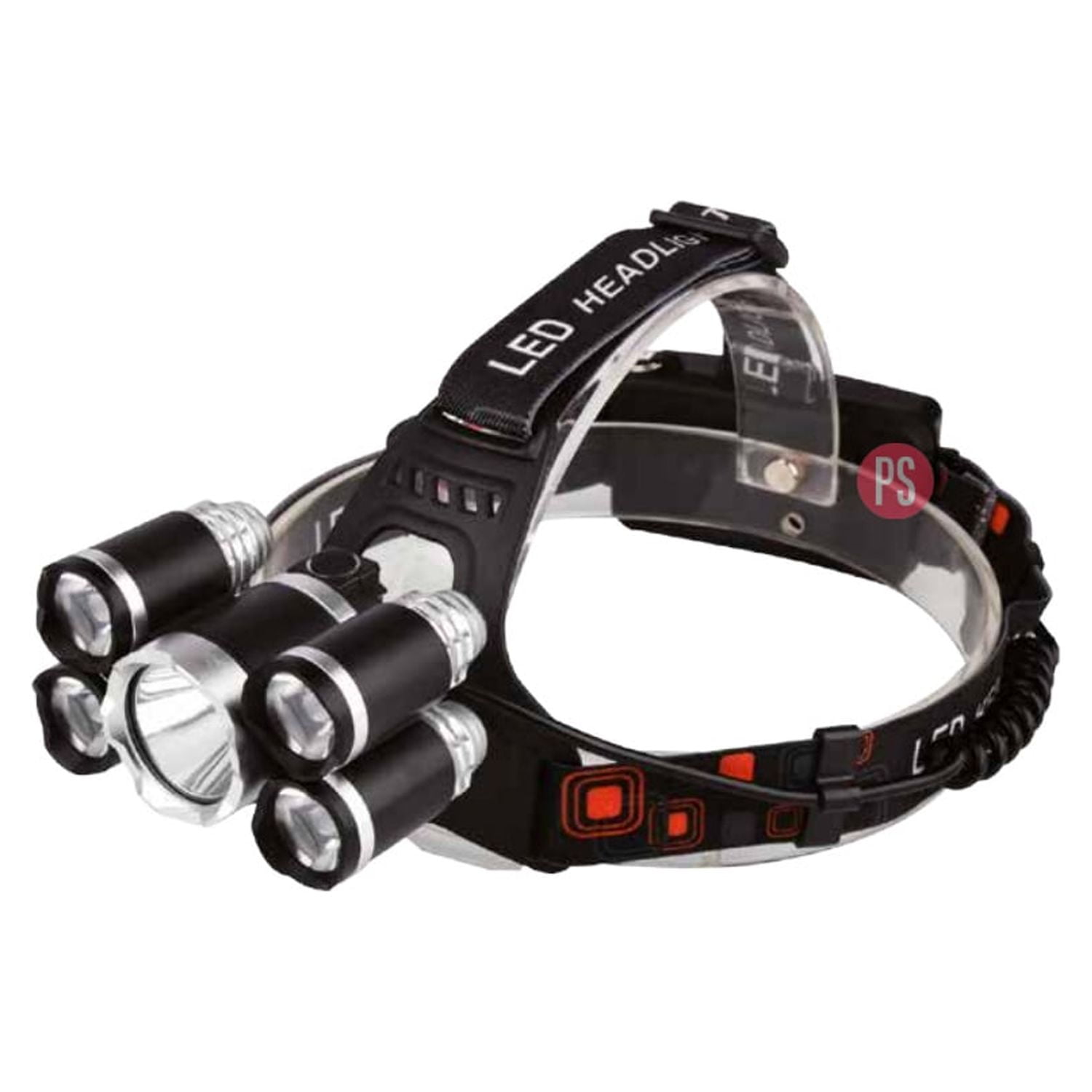 Tecnolab - Linterna Led Cabeza 5 Luces Led Recargable - Ps