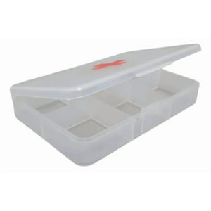 Genérico - Set 8 Pastilleros 6 Compartimiento 6 Dias Medicina Lau