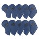 thumbnail image 5 of 10pcs Golf Iron Headcover 4 5 6 7 8 9 A S P X Se Adapta A Todas Las Marcas Azul Oscuro, 5 of 5