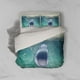 thumbnail image 3 of 3D Tiburón Azul Mar Funda de edredón Juego de ropa de cama Fundas de almohada 166, 3 of 3