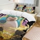 thumbnail image 1 of Snorlax Bed Duvet Cover Funny Anime Cartoon Bedding Sets Lightweight 3 Piece Comforter Sets, 1 of 5