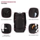 thumbnail image 3 of Mochila SwissGear 3598 Narrow Daypack, negra, 18 L, para tableta, 3 of 9