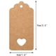 thumbnail image 3 of 150 PCS Brown Gift Tags, Kraft Papel Tags Hearte Hollow Brown Gift Tags Labels Rectangular Wedding Favour Papel Tags Manualidad Hang Tags Luggage Tags Brown Tarjeta con Jute Twine 30 Meters, 3 of 7