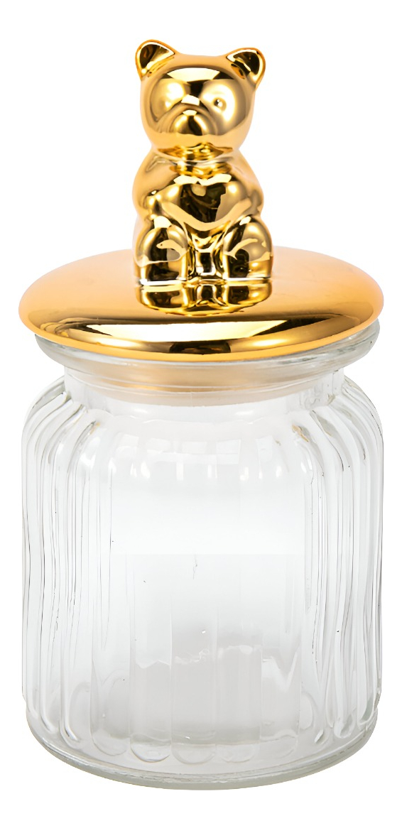 Genérico - Set 2 Tarro Decorativo Recipiente Organizador Tapa Jhn