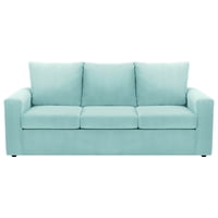 Bodevir - Sofa Kendy 3Cg Felpa 30 Verde Agua