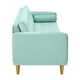 thumbnail image 5 of Sofa Retro 3cg Felpa 01 Verde Agua, 5 of 6