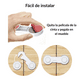 thumbnail image 2 of Pack 4 Piezas Rosa Protección Cerradura Cajones Para Bebé Niños, 2 of 6