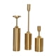 thumbnail image 3 of Candelabro Dorado Moderno Para Decoración De Chimenea De Aniversario, Juego De 3, 3 of 5