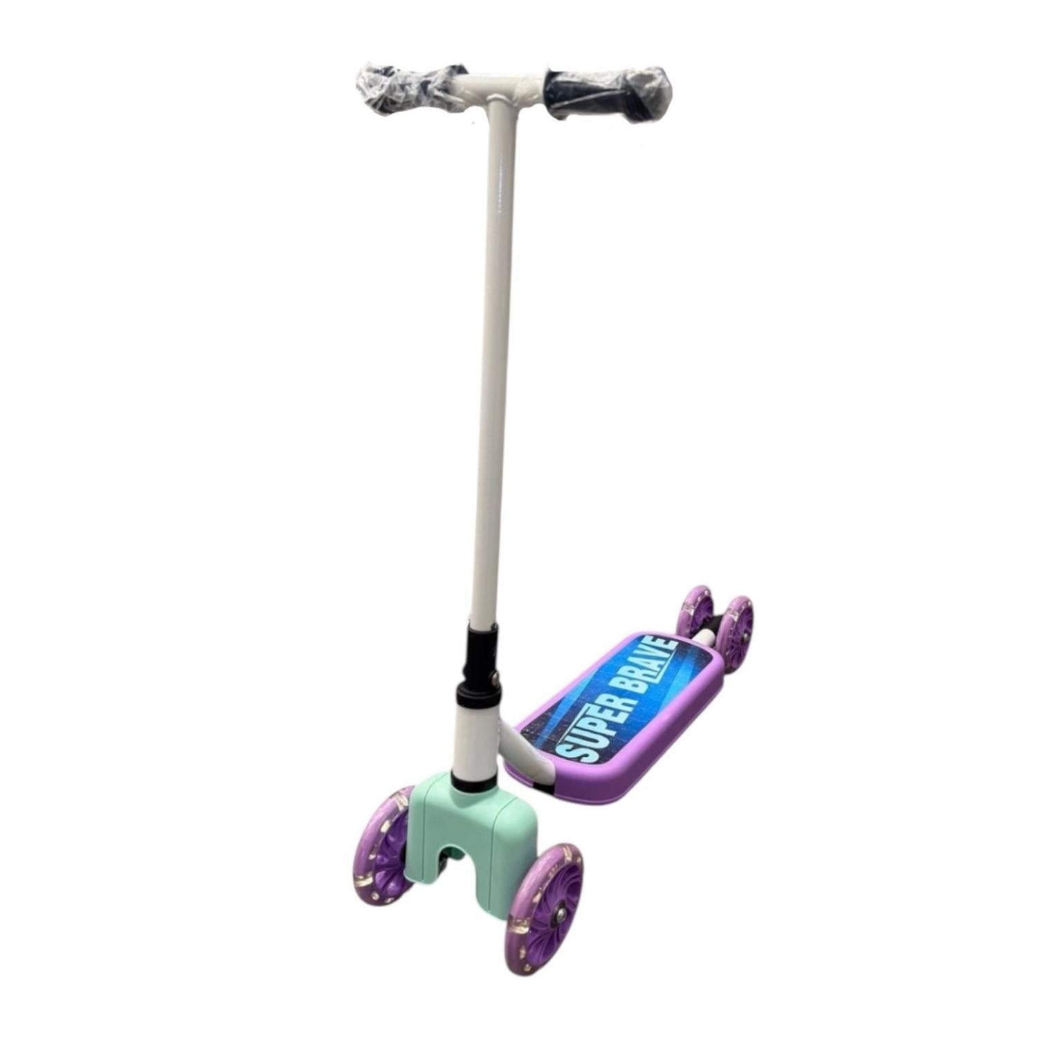 Auckland Outdoor - Scooter Infantil 4 Ruedas Ajustable Niño Estable Morado