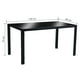 thumbnail image 3 of Mesa de Comedor Vidrio Negro 150x80x75cm, 3 of 6
