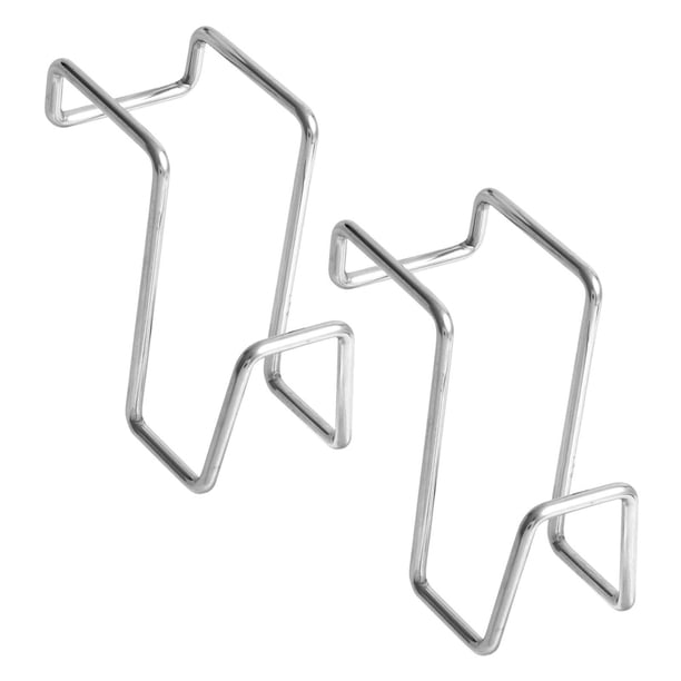2 soportes para esponja de fregadero de cocina, multiusos, para colgar esponjas lavavajillas, organizador de metal móvil para fregadero de doble lavab