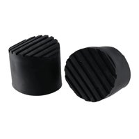 Magideal - Almohadilla Para Pies De Escalera Telescópica Cubierta De Goma Flexible Instale Fácilmente Piezas De Repuesto Negras Resistentes Para La Protección De 64 Cm