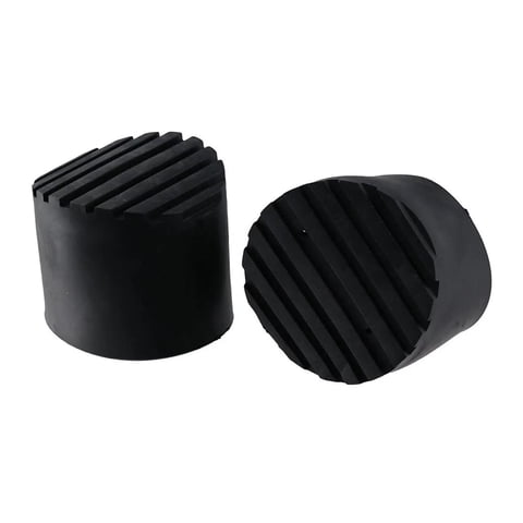 Magideal - Almohadilla Para Pies De Escalera Telescópica Cubierta De Goma Flexible Instale Fácilmente Piezas De Repuesto Negras Resistentes Para La Protección De 64 Cm