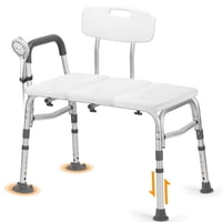 Banco De Transferencia Tabeke Para Bañera Con Respaldo Y Reposabrazos