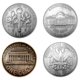 thumbnail image 3 of Peso de escritorio Vaulted Skulls & Co Set de 8 cm / 4 monedas, 3 of 7