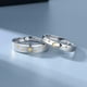 thumbnail image 3 of Anillos pareja sol y luna ajustables plata 925, 3 of 3