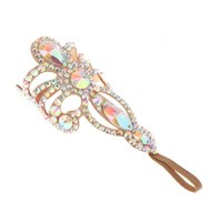 Magideal - Pulsera De Danza Del Vientre Pulsera De Diamantes De Imitación Envolvente A La Moda Para Celebración De Disfraces