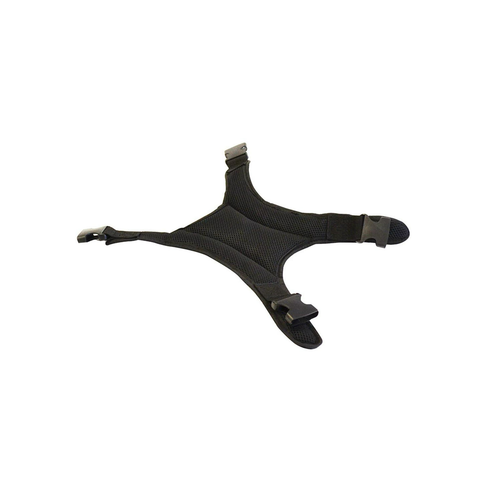 Glomed - Cinturón De Seguridad Silla De Rueda Básica Negro