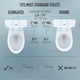 thumbnail image 3 of Asiento de Inodoro Electrónico Bidet Redondo TOTO SW3083#01, 3 of 9